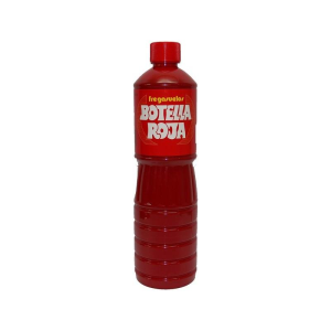 Fregasuelos botella roja